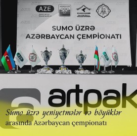 The Azerbaijani sumo championship was held among adults and teenagers