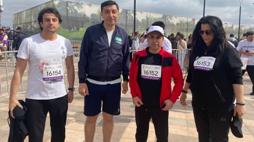 The leading staff and athletes of the Japanese Martial Arts and Culture Association joined the Baku Marathon held on May 7 under the slogan "Win the Wind".