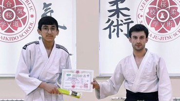 As a result of the exam conducted by Sakura Aikido School, certificates and belts were presented to the students who successfully passed the kyu level exam.