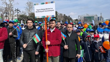 "İdman həftəsi" çərçivəsində 5 mart Beynəlxalq İdman günündə təşkil olunmuş yürüyüşdə Yapon Döyüş Növləri və Mədəniyyət Assosiasiyası da iştirak etmişdir